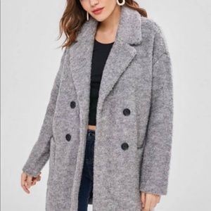 Gray coat